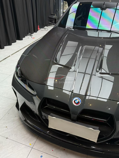 N Style Prepreg Carbon Fiber Hood - BMW G80 M3 / G82 G83 M4