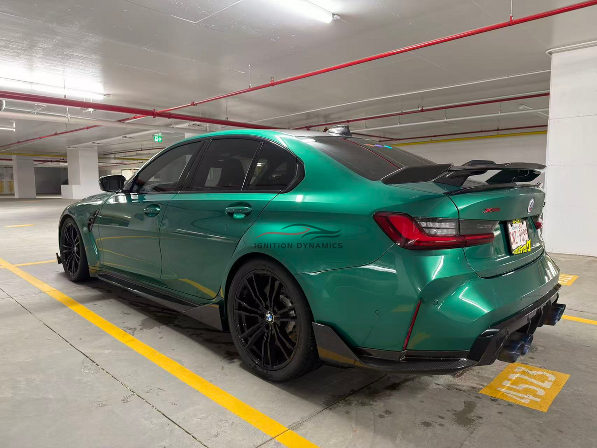 MP Style Prepreg Dry Carbon Fiber Wing Spoiler For G20 / G28 / G80 / G82 BMW 3 / 4 Series