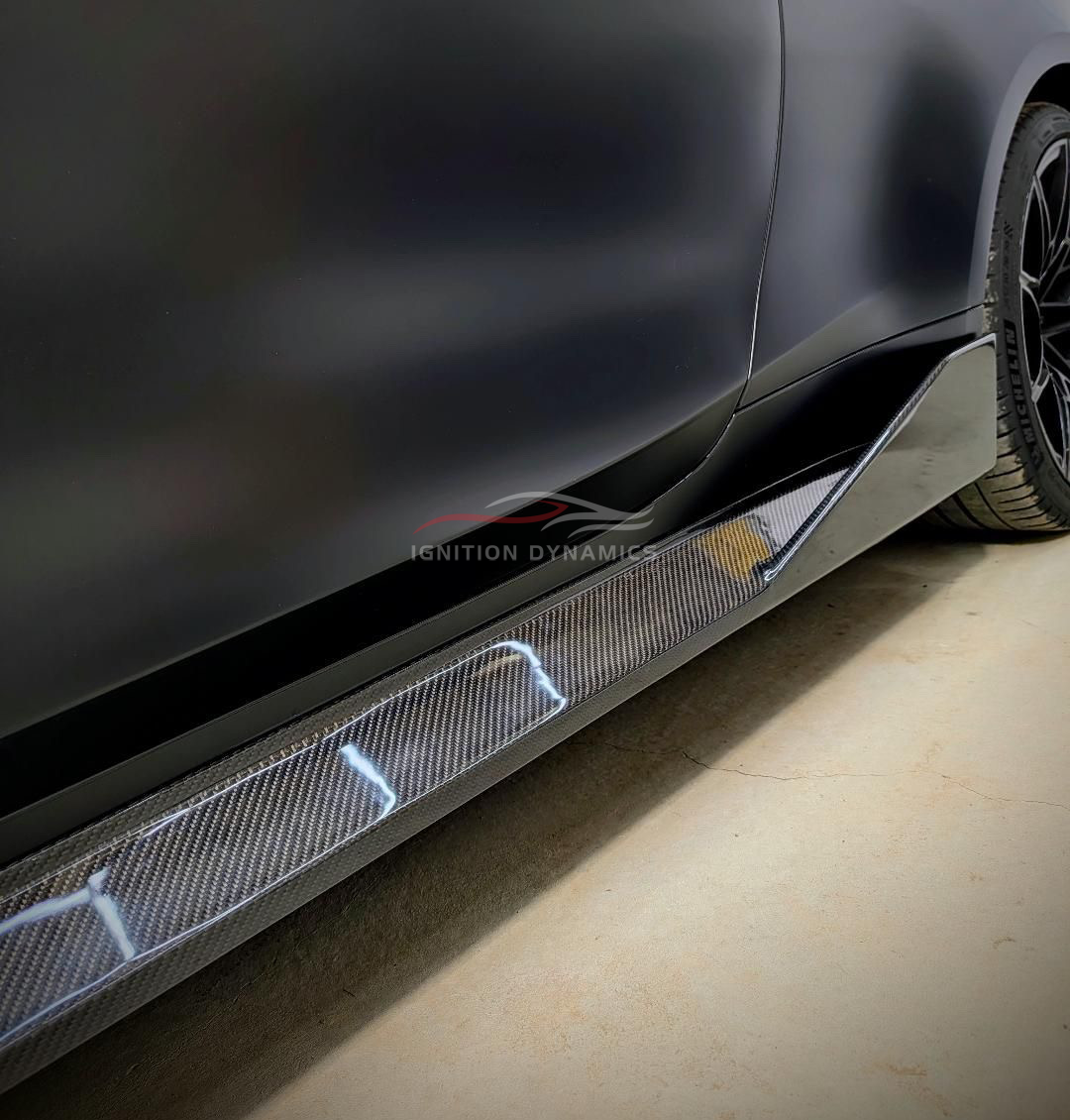 MP Style Prepreg Carbon Fiber Side Skirts for G80 / G82 / G83 BMW M3 M4