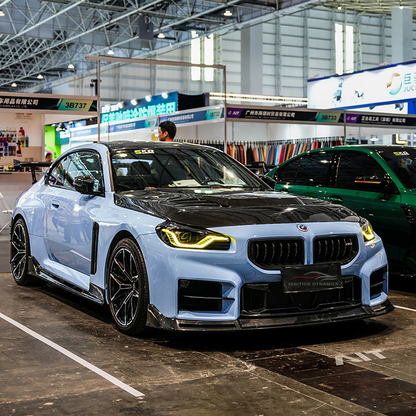 V Style Prepreg Carbon Fiber Vented Hood - BMW G87 M2 / G42 M240i