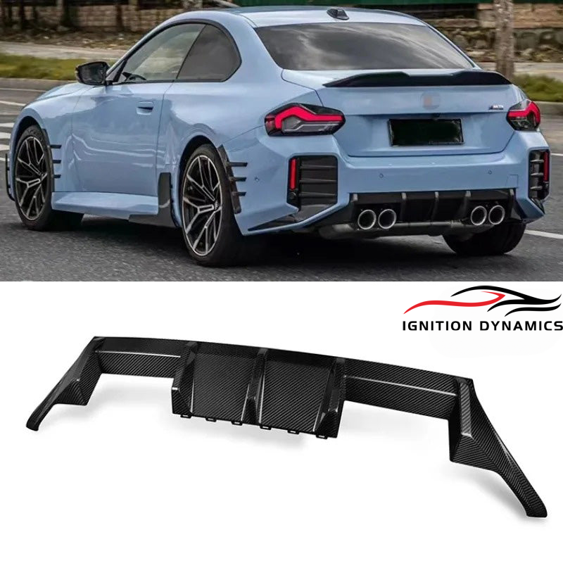 MP Style Prepreg Dry Carbon Fiber Diffuser for G87 M2 2023+