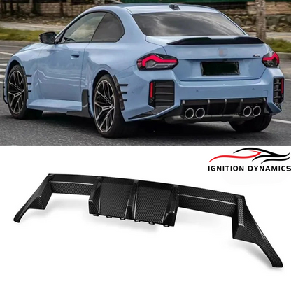 MP Style Prepreg Dry Carbon Fiber Diffuser for G87 M2 2023+