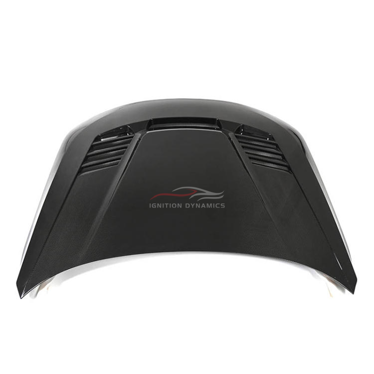 V Style Prepreg Carbon Fiber Vented Hood - BMW G87 M2 / G42 M240i