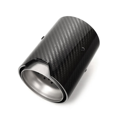 M Performance Style Matte/Gloss Carbon Fiber Exhaust Tips for BMW