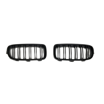 ABS Plastic Gloss Black Double Slat Grille for F30 / F31 / F35 / F32 / F36 / F80 / F82 BMW 3 Series 4 Series M3 M4