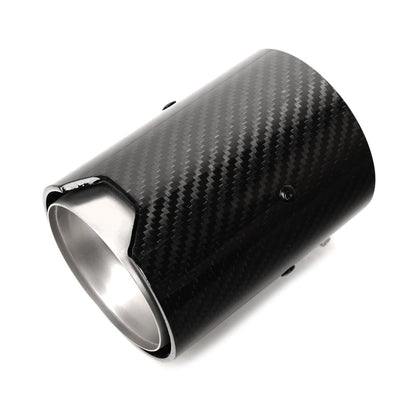 M Performance Style Matte/Gloss Carbon Fiber Exhaust Tips for BMW