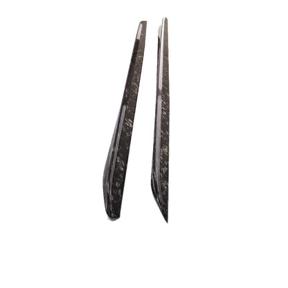 MP Style Gloss Black/Carbon Fiber Side Skirts for G20 / G21 / G28 2019+ BMW 3 Series 330i M340i
