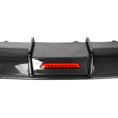 TK Style w/ Brake Light Carbon Fiber Rear Diffuser for G20 M340i 330i 3 Series