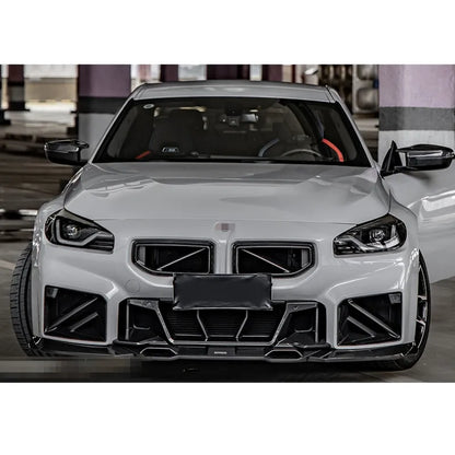 SQ Style Prepreg Dry Carbon Fiber Lower Bumper Grille For G87 BMW M2 2023+