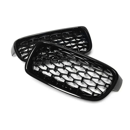 ABS Gloss Black Diamond Style Grille for F30 / F31 / F35 / F32 / F36 / F80 / F82 BMW 3 Series 4 Series M3 M4