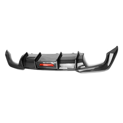 TK Style w/ Brake Light Carbon Fiber Rear Diffuser for G20 M340i 330i 3 Series