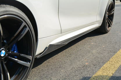 M Style Genuine Carbon Fiber Side Skirts for F87 BMW M2