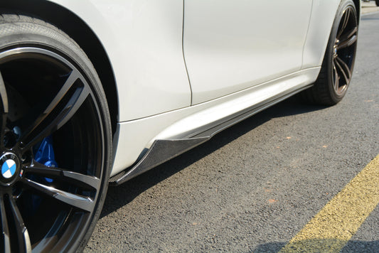 M Style Genuine Carbon Fiber Side Skirts for F87 BMW M2