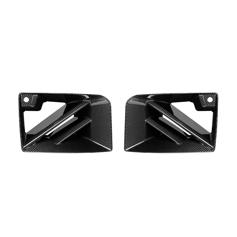 SQ Style Dry Carbon Fiber Front Air Duct Grilles For G87 BMW M2 2023+