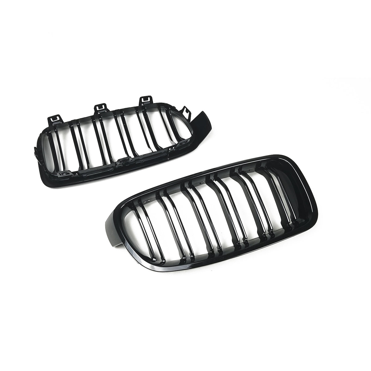 ABS Plastic Gloss Black Double Slat Grille for F30 / F31 / F35 / F32 / F36 / F80 / F82 BMW 3 Series 4 Series M3 M4