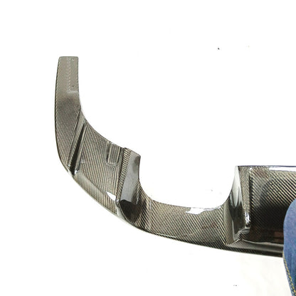 V Style Carbon Fiber Rear Diffuser for F87 BMW M2 with LED Brake Light
