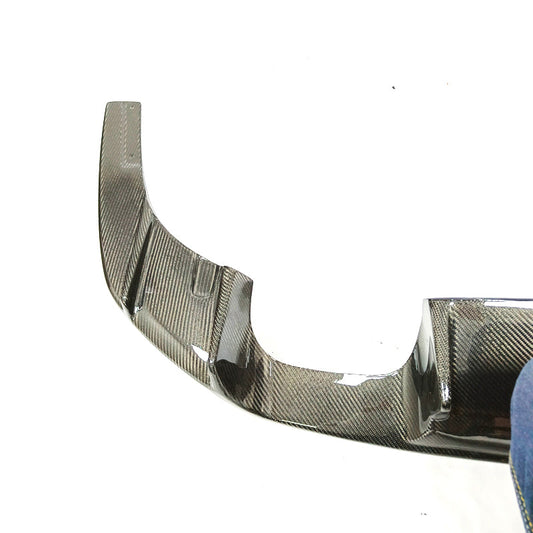 V Style Carbon Fiber Rear Diffuser for F87 BMW M2 with LED Brake Light