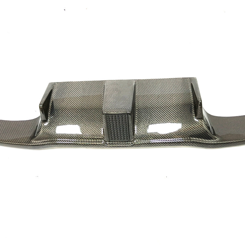 V Style Carbon Fiber Rear Diffuser for F87 BMW M2 with LED Brake Light