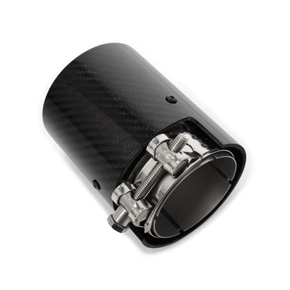M Performance Style Matte/Gloss Carbon Fiber Exhaust Tips for BMW