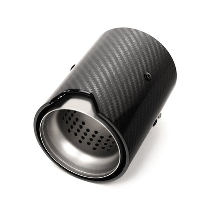 M Performance Style Matte/Gloss Carbon Fiber Exhaust Tips for BMW