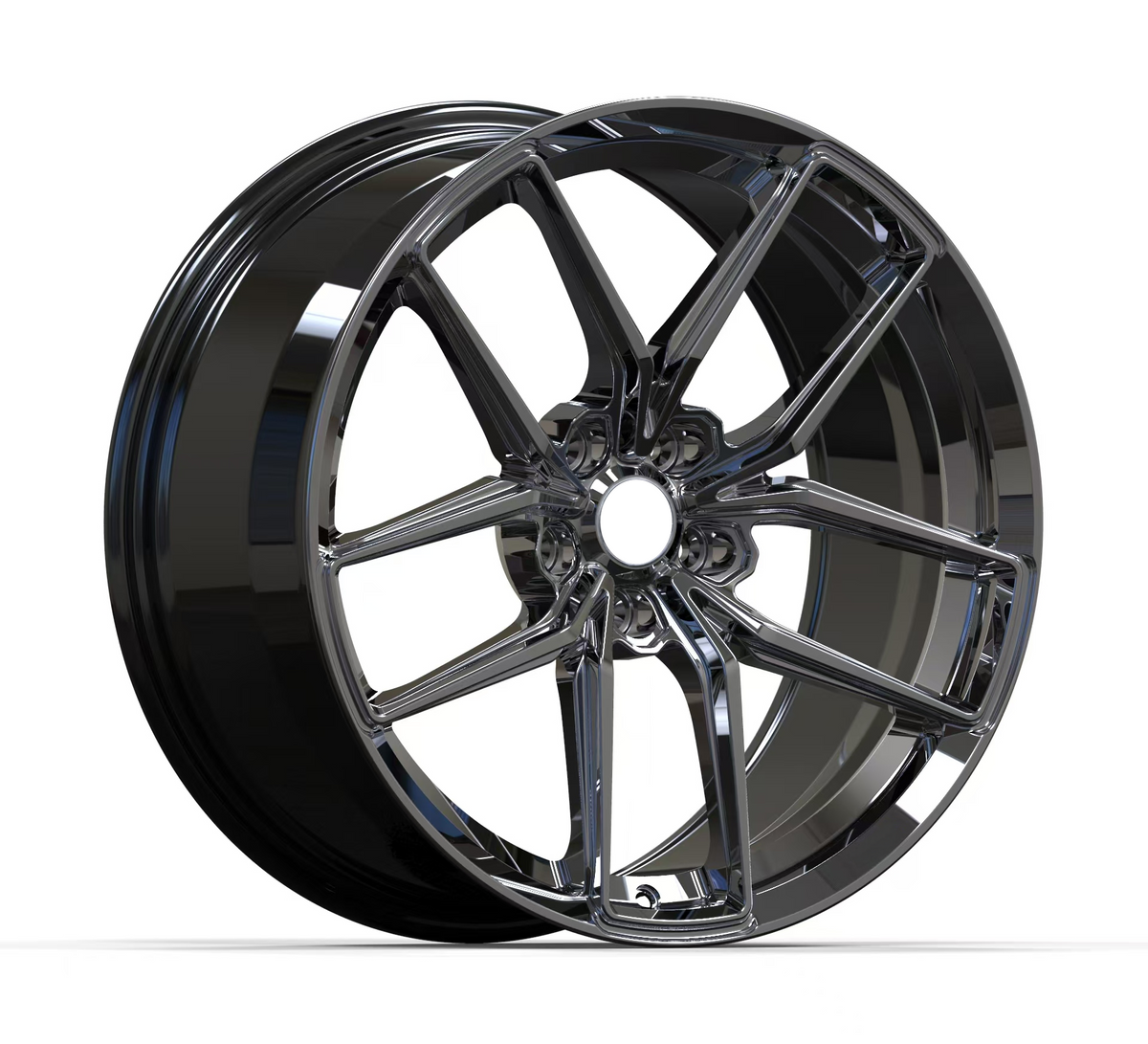 Hyper Black Custom Forged Wheels Available in Any Style Finishes & Specs A Set of 4