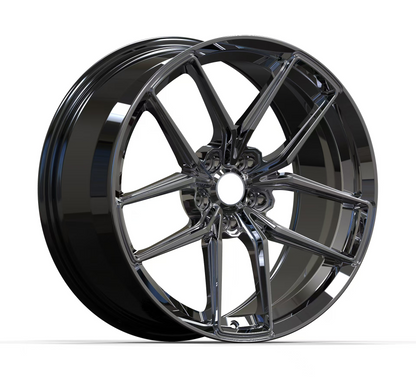 Hyper Black Custom Forged Wheels Available in Any Style Finishes & Specs A Set of 4
