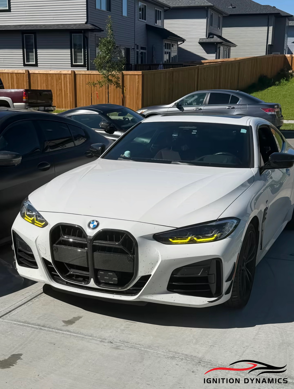 Universal Prepreg Carbon Fiber Front Canards For BMW All Series