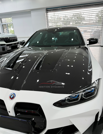 N Style Prepreg Carbon Fiber Hood - BMW G80 M3 / G82 G83 M4