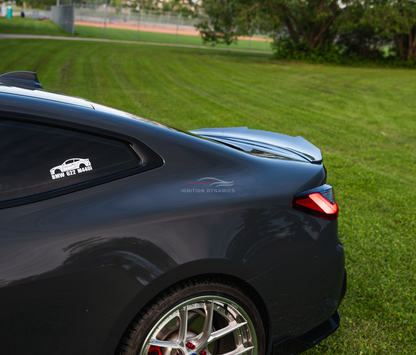PSM Style Prepreg Dry Carbon Fiber Rear Spoiler for G82 M4 / G22 / G23 / 4 Series BMW