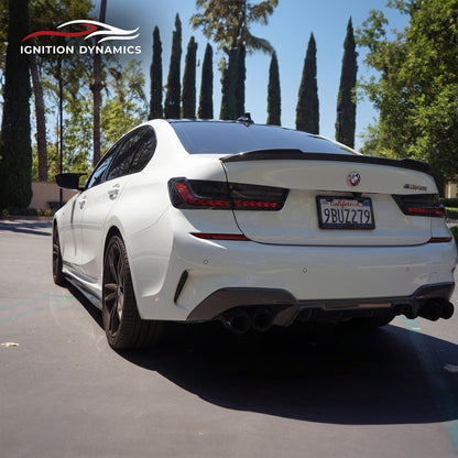 TK Style Carbon Fiber Front Lip for G20 BMW 330i M340i 3 Series
