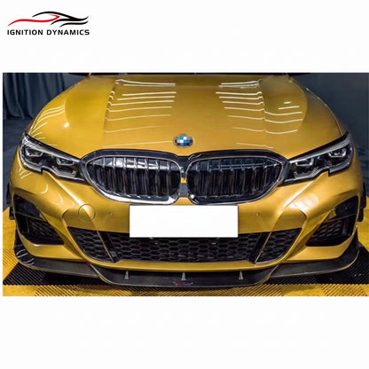 TK Style Carbon Fiber Front Lip for G20 BMW 330i M340i 3 Series