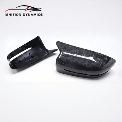 Forged Carbon Fiber M Style Mirror Caps for G Chassis BMW