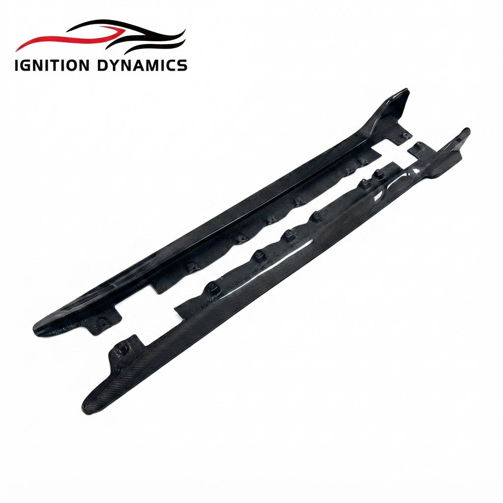 Carbon Fiber Toyota GR Supra A90/A91 AD Style V1 Side Skirts