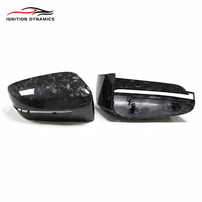 Forged Carbon Fiber OEM Style Mirror Caps for G Chassis