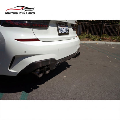 TK Style Carbon Fiber Front Lip for G20 BMW 330i M340i 3 Series