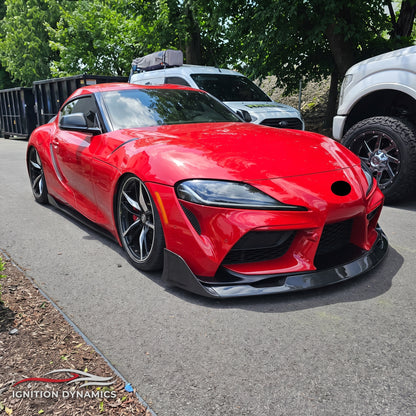 Carbon Fiber Toyota GR Supra A90/A91 AG Style Front Lip (Split-type)
