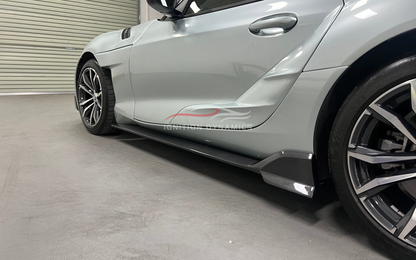 Carbon Fiber Toyota GR Supra A90/A91 AD Style V1 Side Skirts