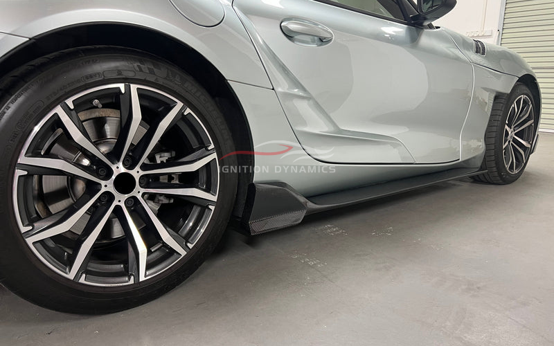 Carbon Fiber Toyota GR Supra A90/A91 AD Style V1 Side Skirts
