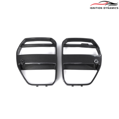 V Style Prepreg Carbon Fiber Front Grille for G80 / G82 / G83 BMW M3 & M4