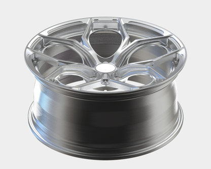 Brushed Silver Custom Forged Wheels Available in Any Style Finishes & Specs A Set of 4