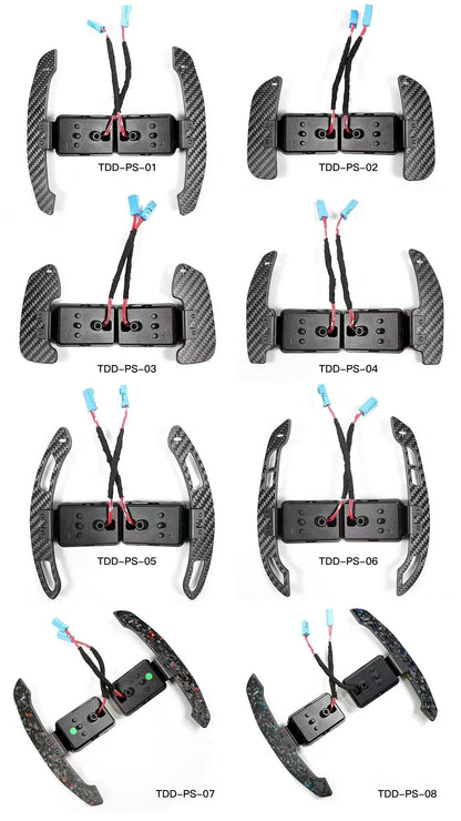 Magnetic Carbon Fiber Paddle Shifters for BMW, Audi, Mercedes & Porsche