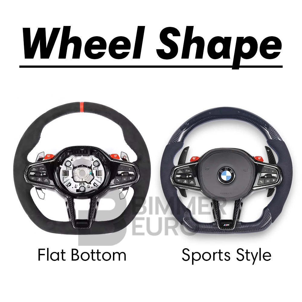 LCI Style Custom Carbon Fiber Steering Wheel for G Chassis (Retrofit All G & F Chassis Models)