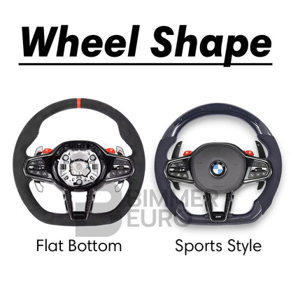 LCI Style Custom Carbon Fiber Steering Wheel for G Chassis (Retrofit All G & F Chassis Models)
