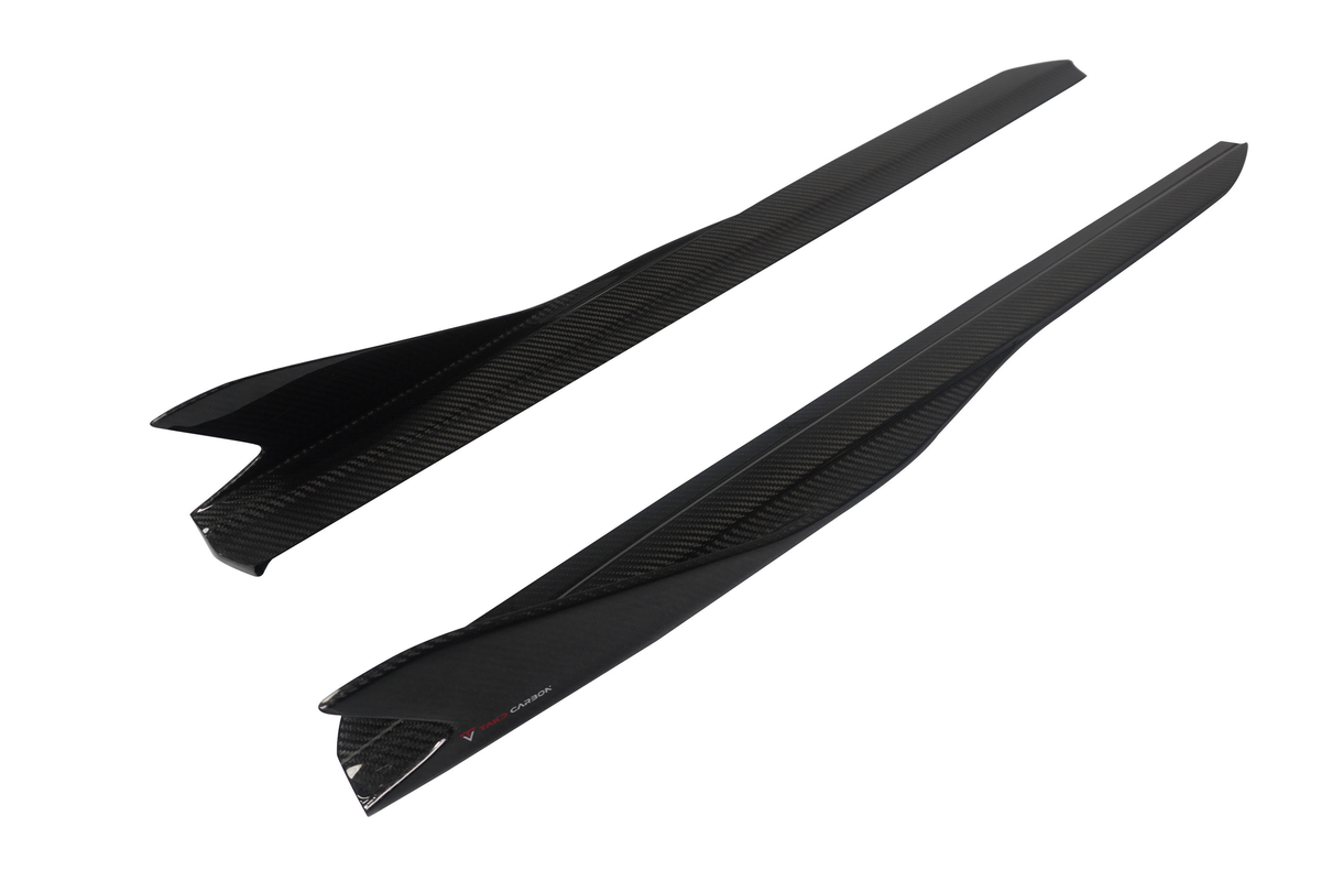 TAKD Style Prepreg Dry Carbon Fiber Side Skirts for 4 Series G22 G23 G26 i4 Coupe/Gran Coupe