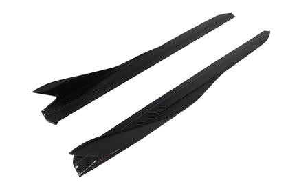 TAKD Style Prepreg Dry Carbon Fiber Side Skirts for 4 Series G22 G23 G26 i4 Coupe/Gran Coupe