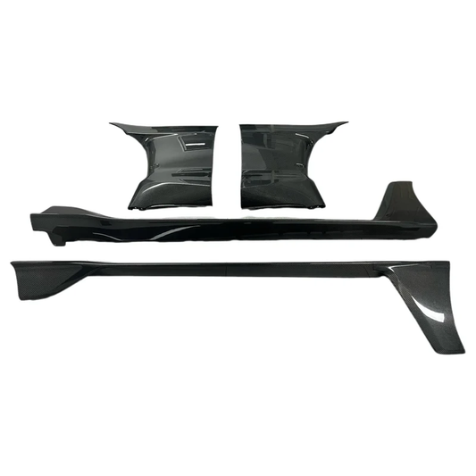 Carbon Fiber Toyota GR Supra A90/A91 AD V2 Style Side Skirts & Fenders
