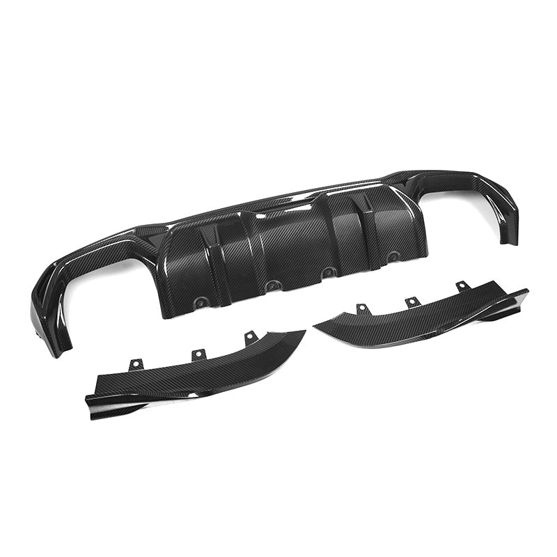SQ Style Prepreg Dry Carbon Fiber Rear Diffuser for G22 G23 G26 BMW 4 Series