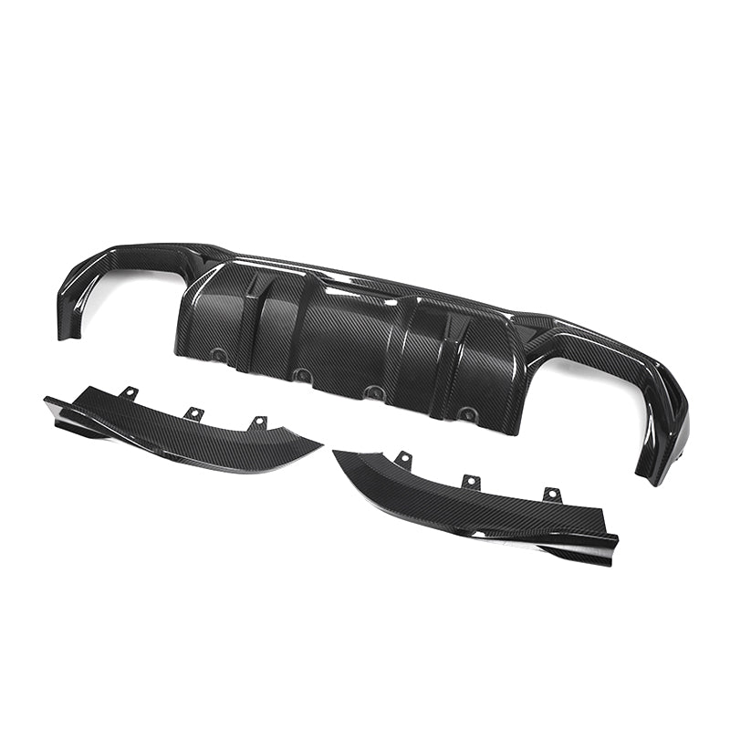SQ Style Prepreg Dry Carbon Fiber Rear Diffuser for G22 G23 G26 BMW 4 Series