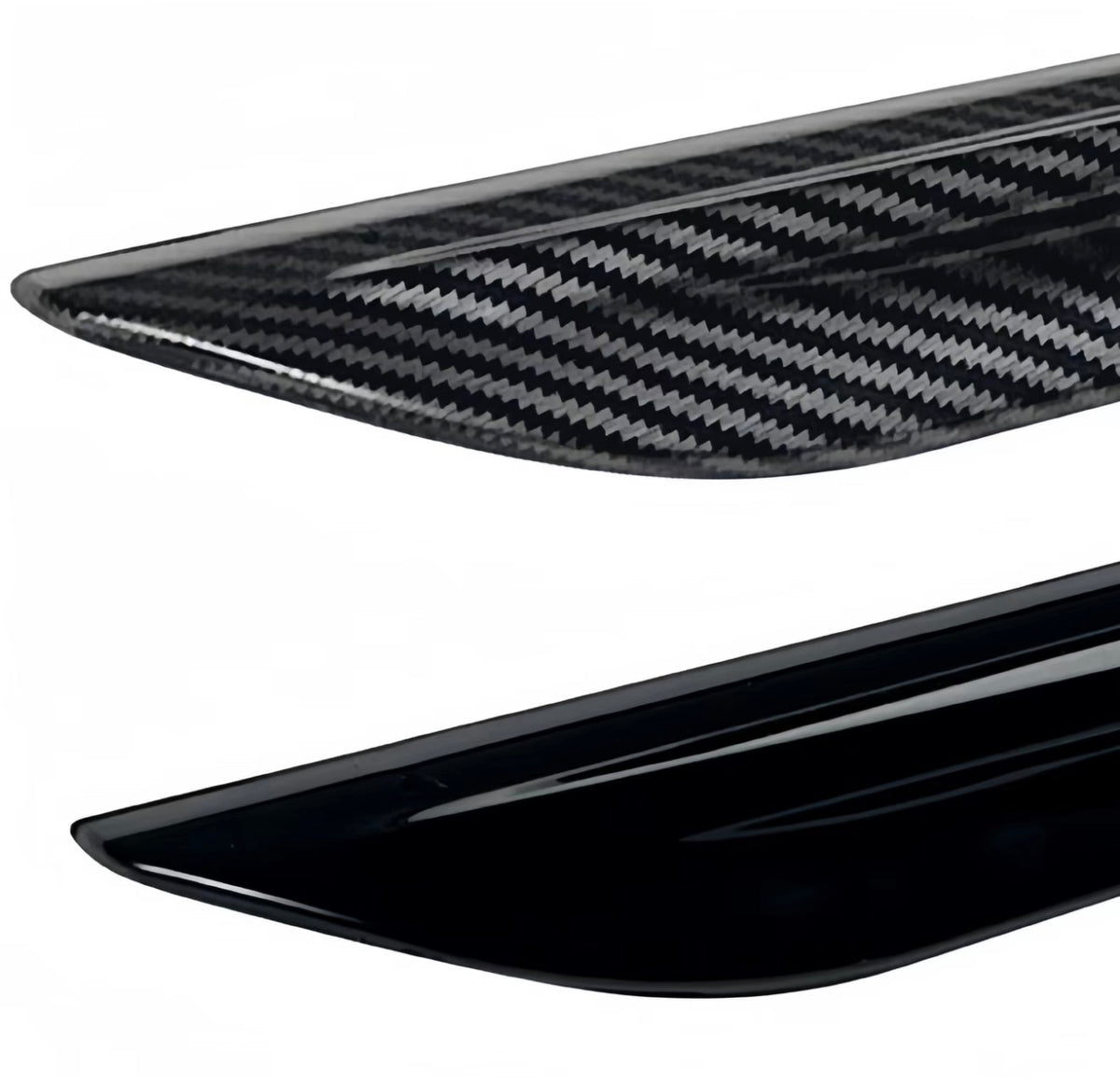 MP Style Gloss Black/Carbon Fiber Side Skirts for G20 / G21 / G28 2019+ BMW 3 Series 330i M340i