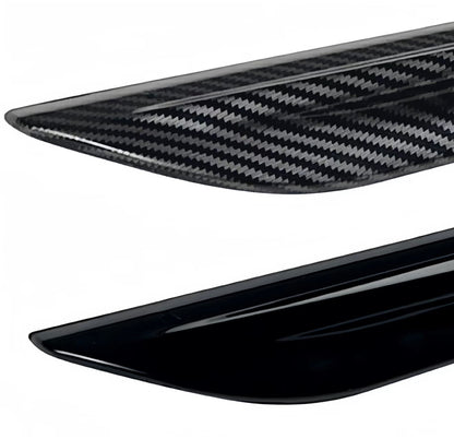 MP Style Gloss Black/Carbon Fiber Side Skirts for G20 / G21 / G28 2019+ BMW 3 Series 330i M340i